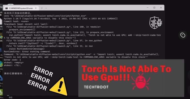 Torch Is Not Able To Use Gpu